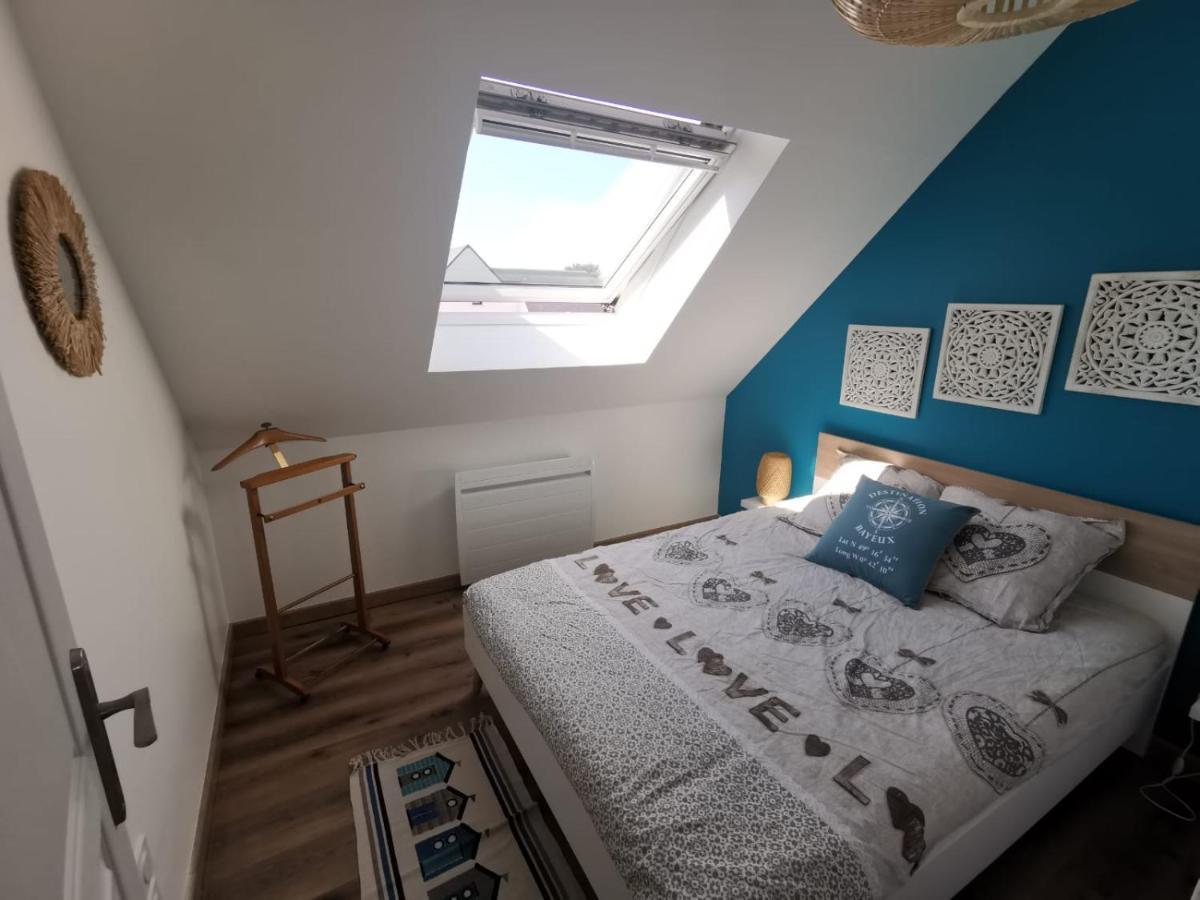 Appartement dans maison neuve cosy avec terrasse 5 mn de Bayeux et 10 mn plage du débarquement Sommervieu Extérieur photo